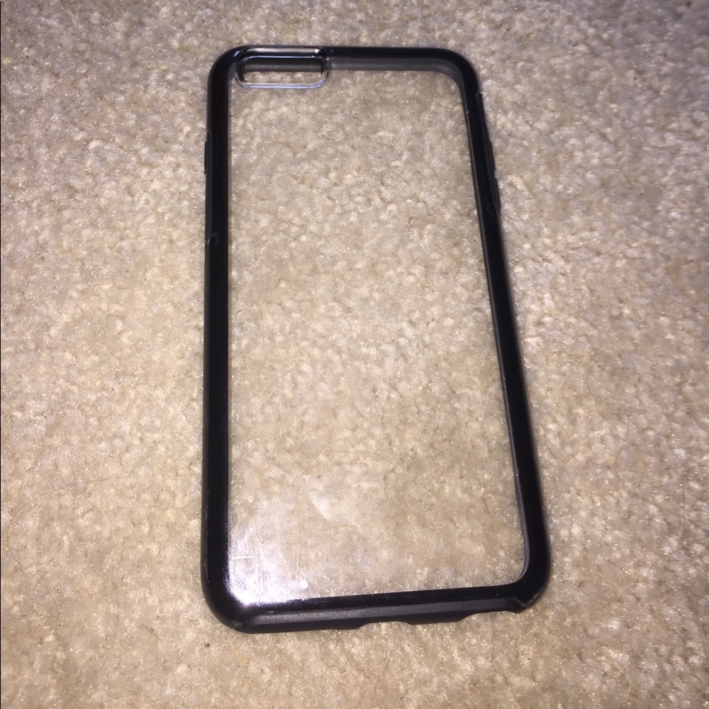 Clear & black otter box